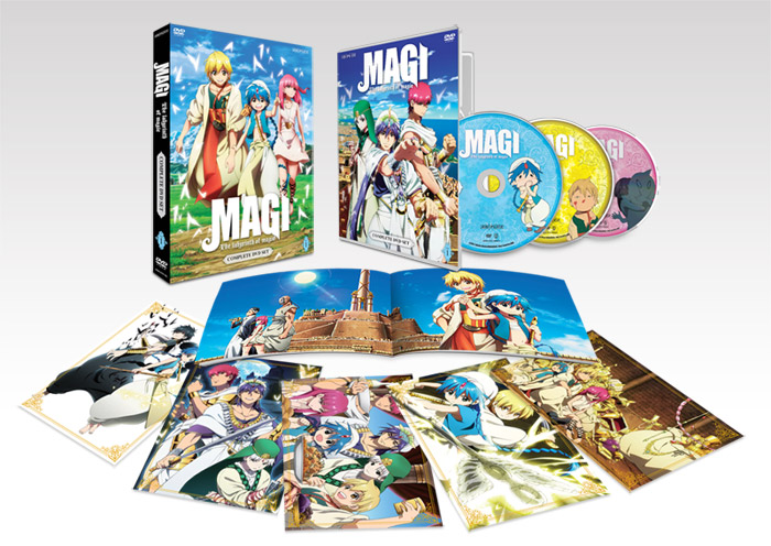 Magi The Kingdom Of Magic Complete DVD Set Vol. 2 Episodes 14-25 Aniplex