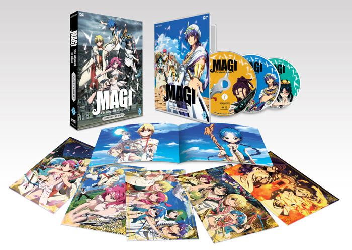 Magi The Kingdom Of Magic Complete DVD Set Vol. 2 Episodes 14-25 Aniplex